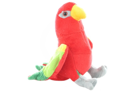 E-shop Plyšový lori červený 18 cm