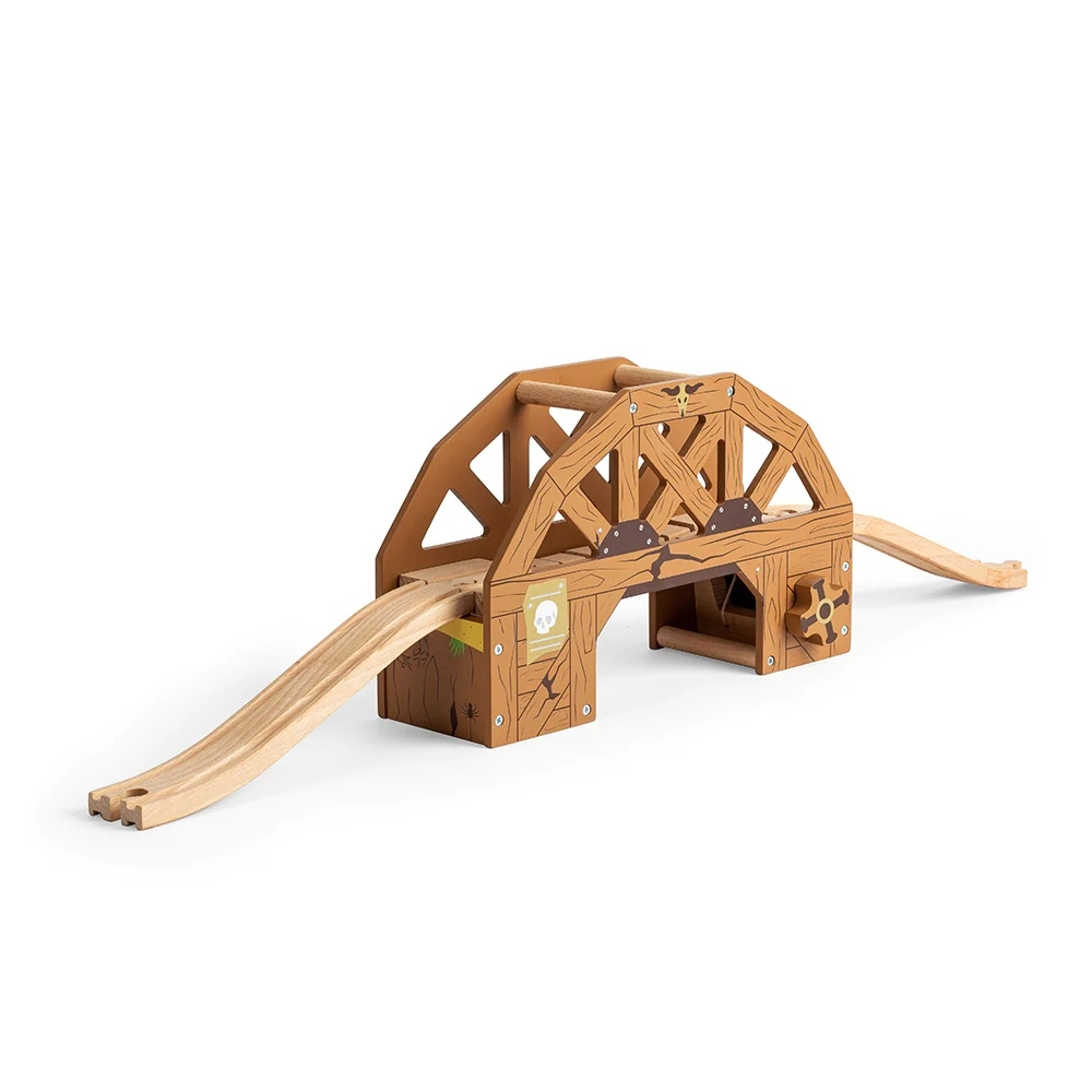 E-shop Bigjigs Rail Dřevěný padající most