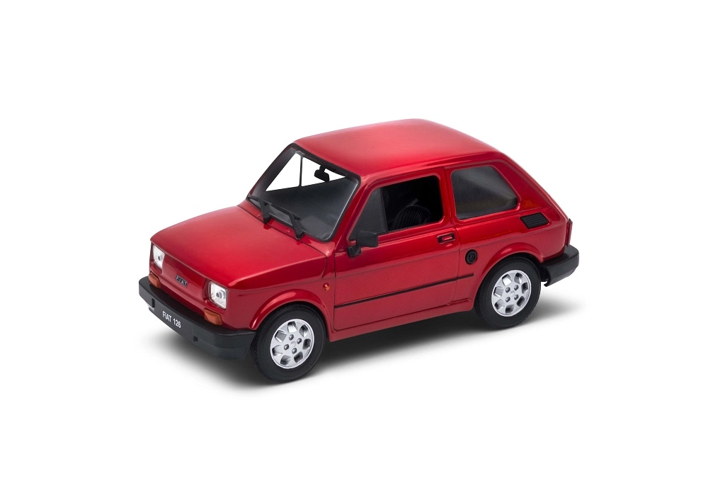 E-shop Model auta Welly Fiat 126p Maluch 1:21 červená