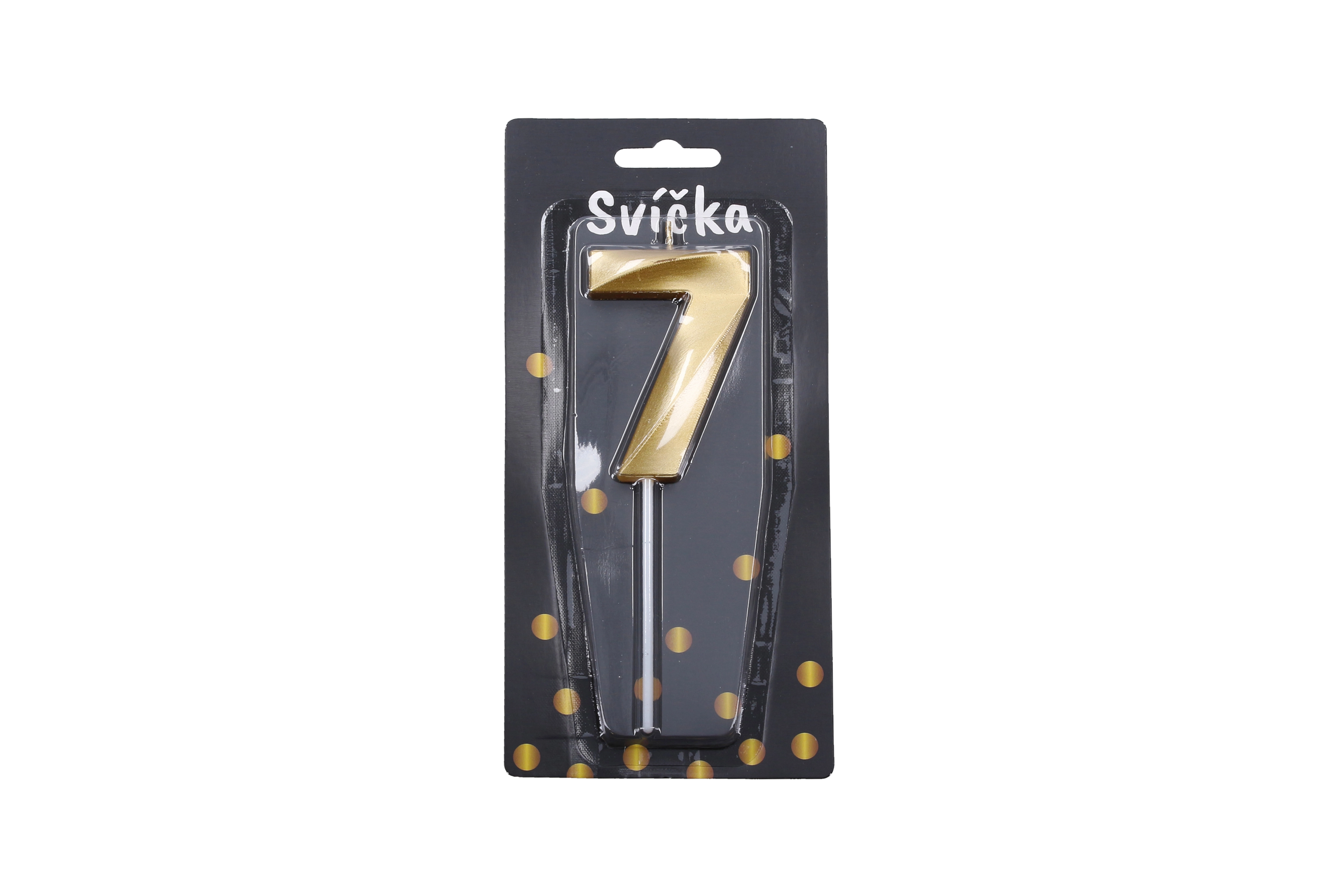 E-shop WIKY Sviečka tortová Párty zlatá č. 7