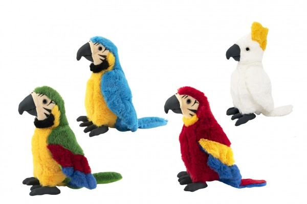 E-shop Teddies Papagáj 13x27x4 13 cm