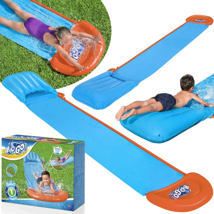 E-shop Bestway 52477 vodná šmykľavka Tsunami Splash Ramp 488 x 84 cm