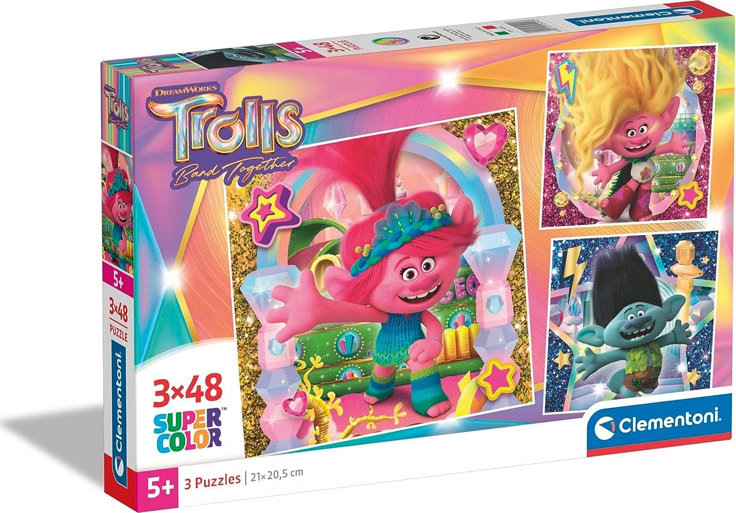 E-shop Clementoni puzzle Trollovia, 3×48 dielikov