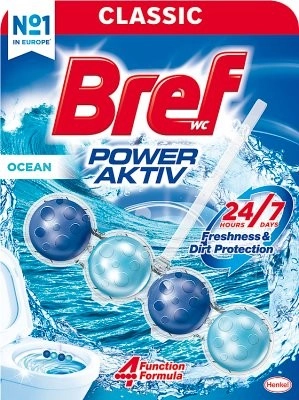 Bref Power Aktiv WC záves Ocean 50 g