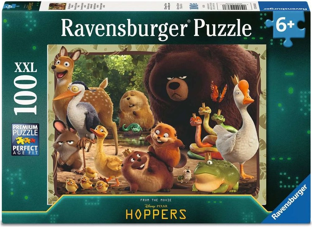 Ravensburger puzzle Skok do divočiny XXL 100 dielikov