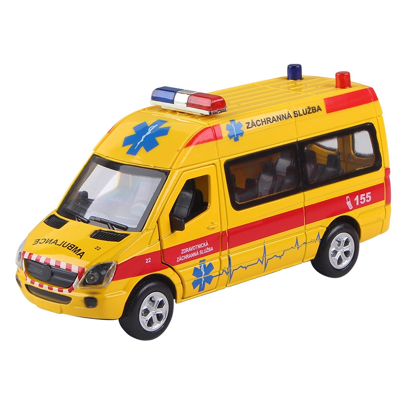 E-shop Auto záchranári 1:36 so zvukmi a svetlami, pull-back