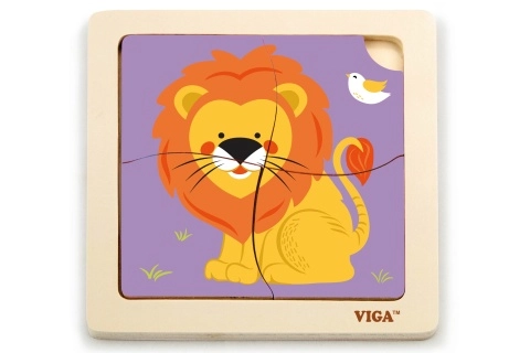 E-shop Viga puzzle 4 dílky lev