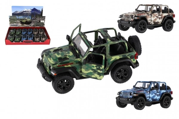 E-shop Auto Jeep Wrangler Camo edícia kov/plast 13cm