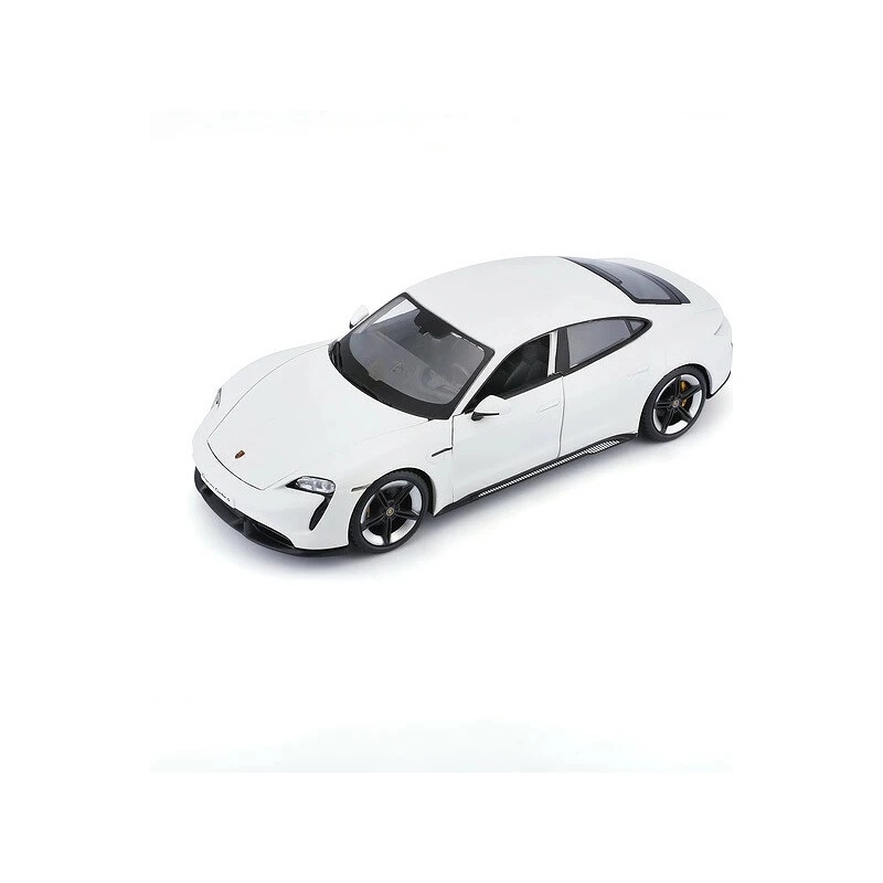 Welly Porsche Taycan Turbo S krémový 1:24