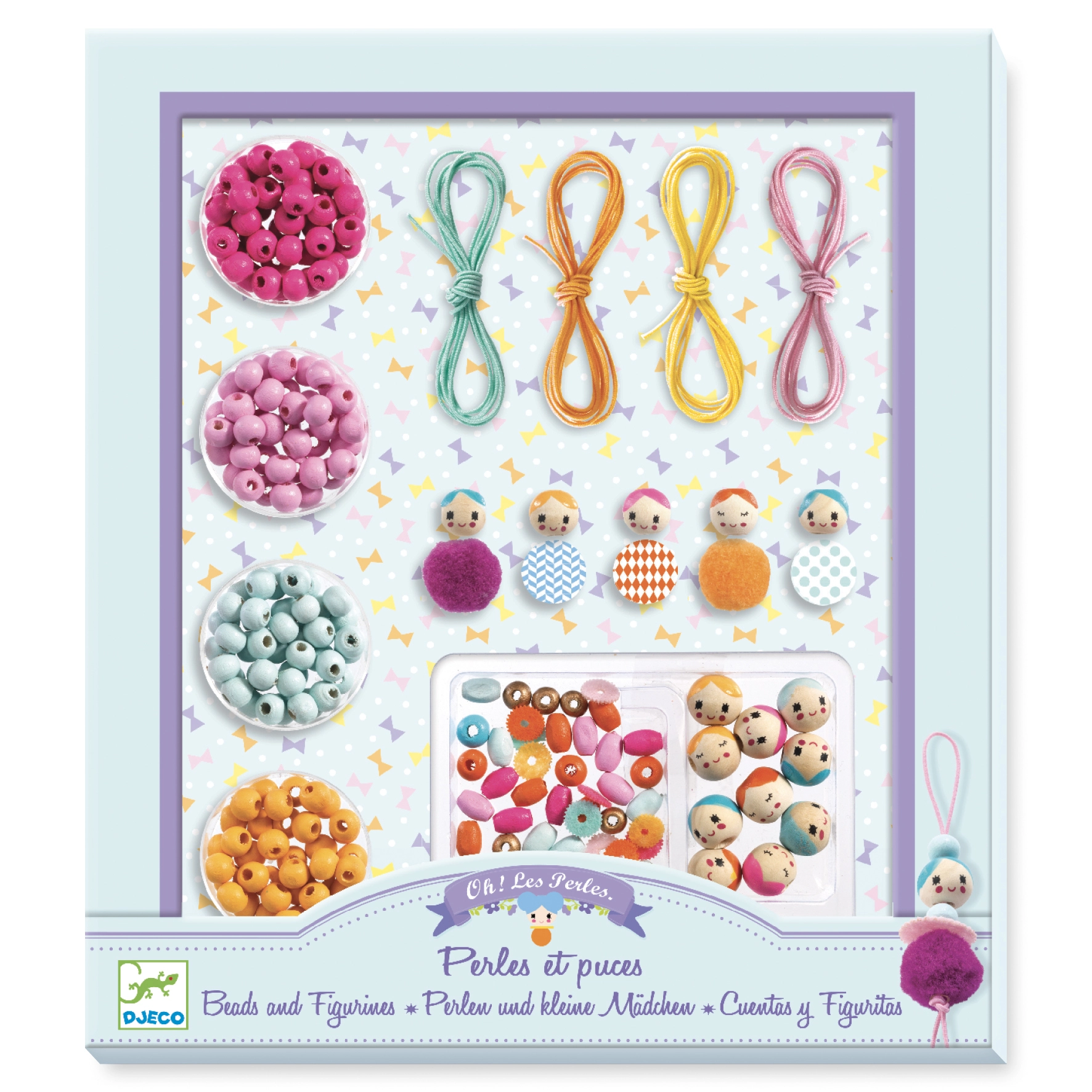 DJECO korálkové tvorenie – korálky a postavičky