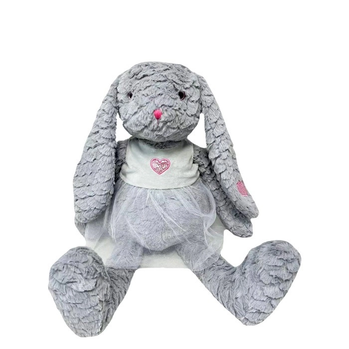 E-shop Plyšový Králik Rózia 32 cm šedý