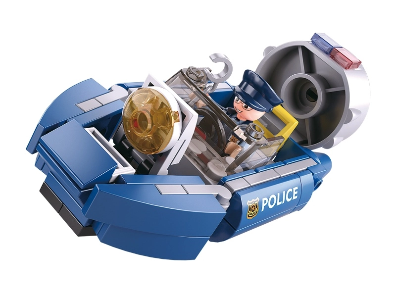E-shop Sluban B0638A Polícia 4v1 Vznášadlo