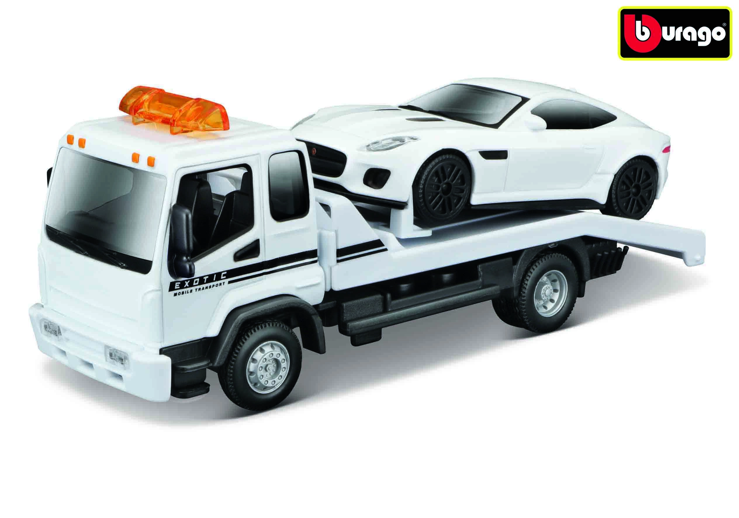 E-shop Bburago odtahovka s Jaguar F Type R Dynamic 1:43