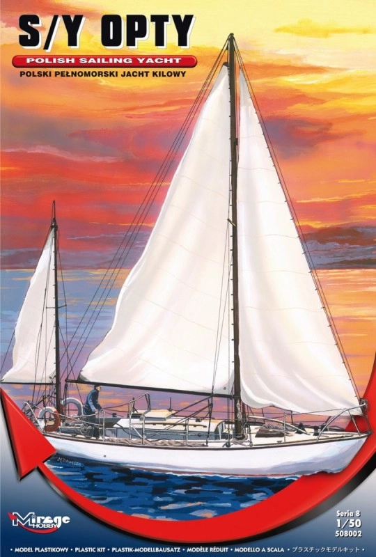 E-shop Plastový model jachty S/Y OPTY na zlepenie
