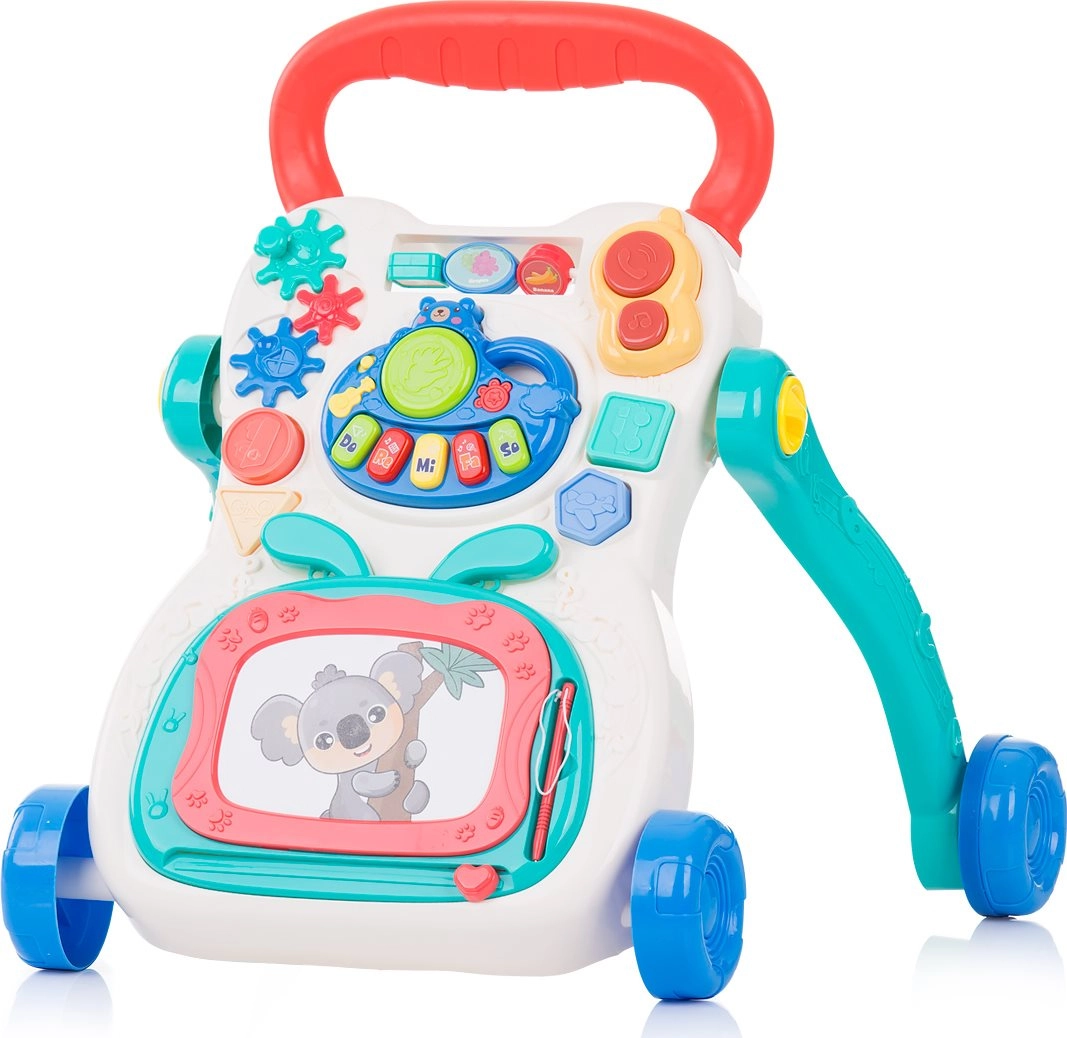 E-shop Chipolino 2v1 Párty telefón Piano Kresliaca doska tyrkysová