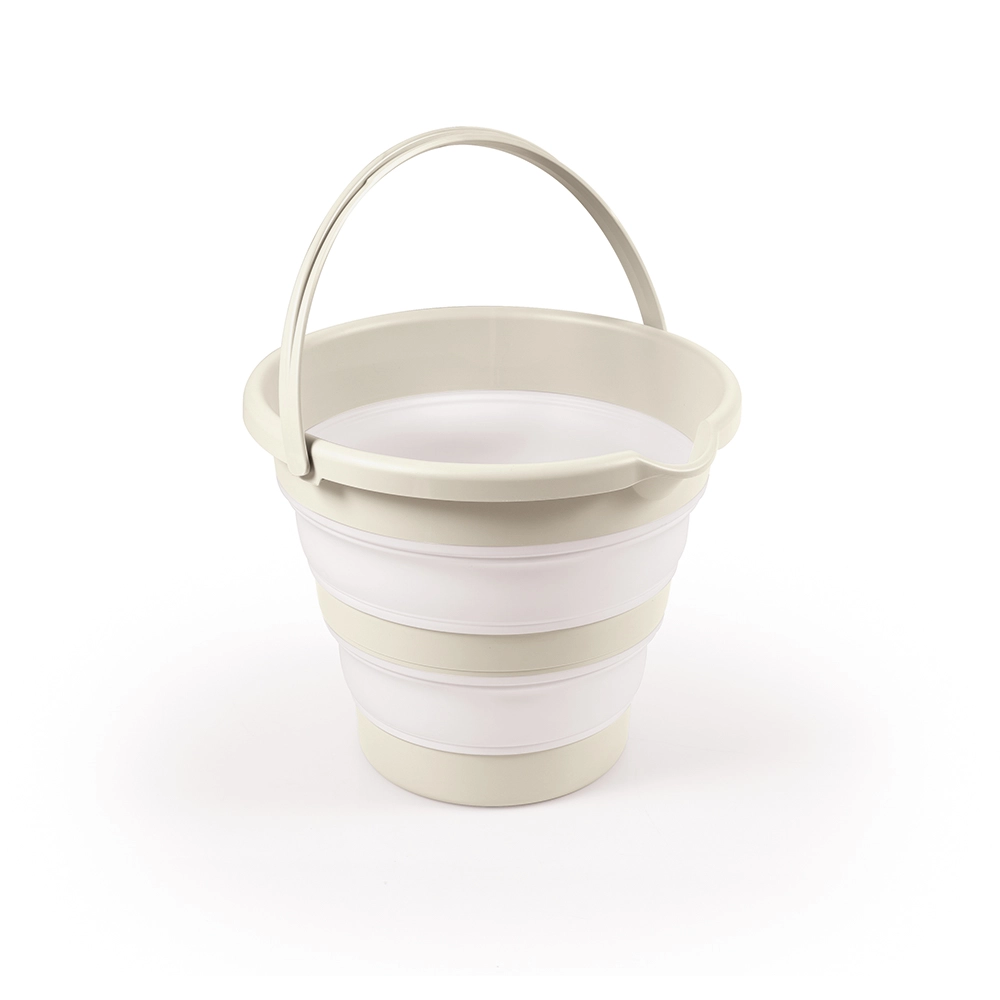 E-shop Skladací vedierko na kúpanie bábätiek, béžové 31,5 × 40,5 × 31,5 cm
