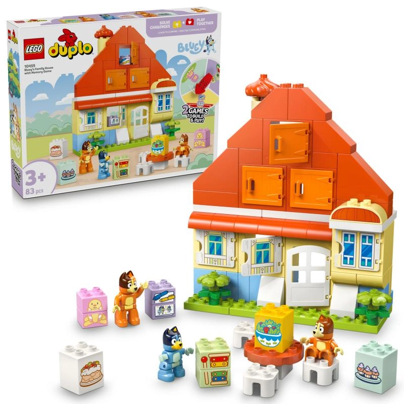 Lego duplo bluey rodinný dom s pexesom