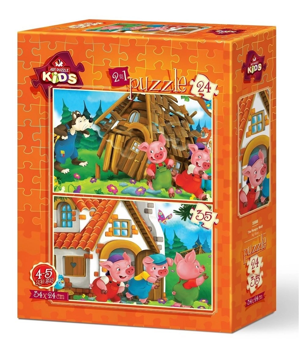 E-shop ART Tři prasátka 24+35 dielov