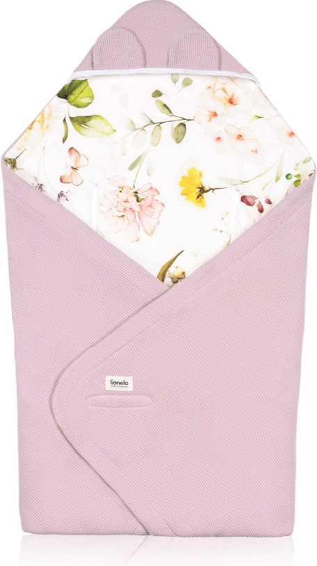 Lionelo Travel Swaddle Blanket Pink Flower