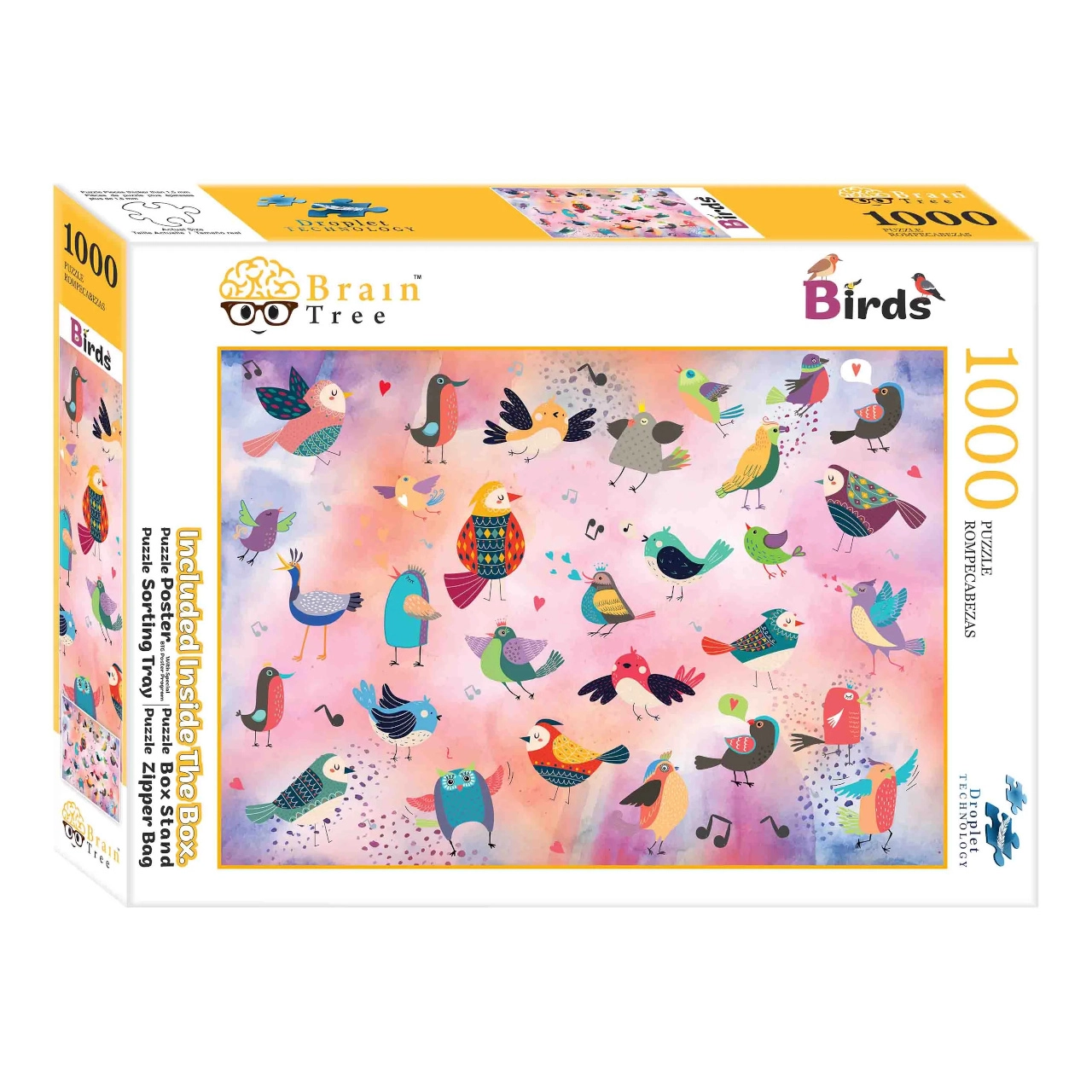 E-shop Brain Tree Rozprávkové vtáky 1000 dielov