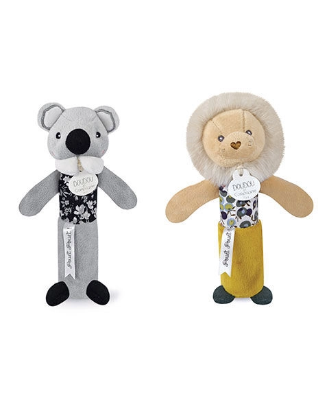 E-shop DOUDOU pískacia hrkálka lev 17 cm