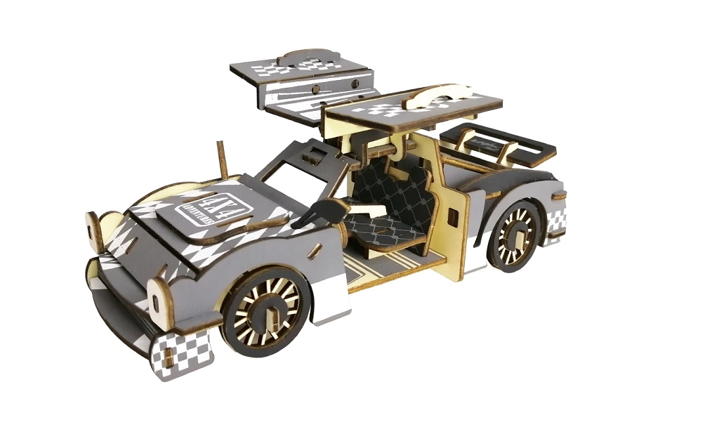 E-shop Drevené 3D puzzle športové auto Woodcraft