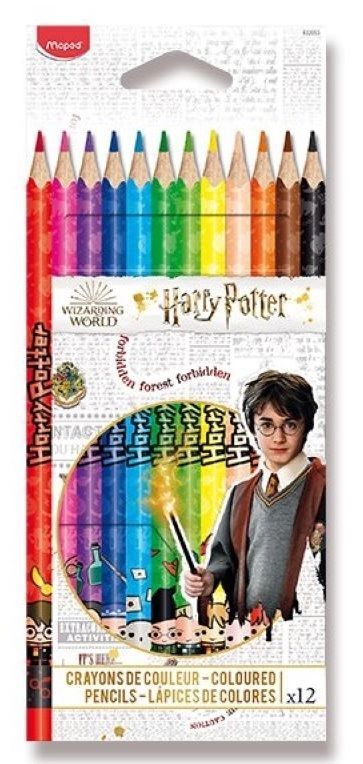 E-shop Maped Color´Peps Harry Potter trojhranné farbičky 12 ks v kartónovom obale