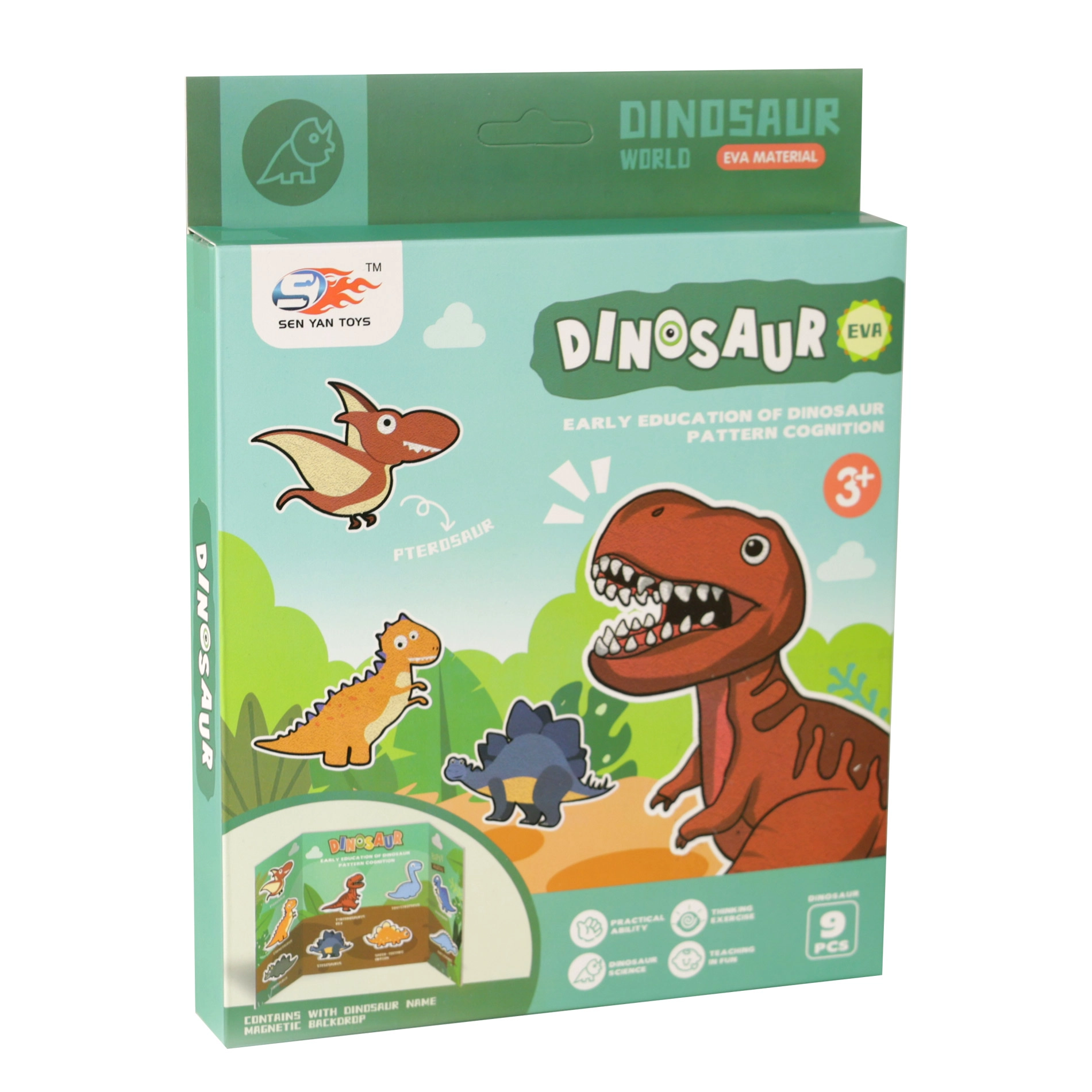 E-shop Magnetky dinosaury – kreatívna sada z penovky