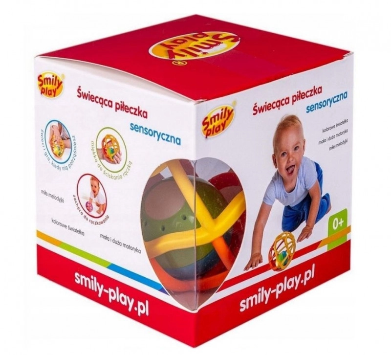 E-shop SMILY PLAY Hrkálka mäkké loptička