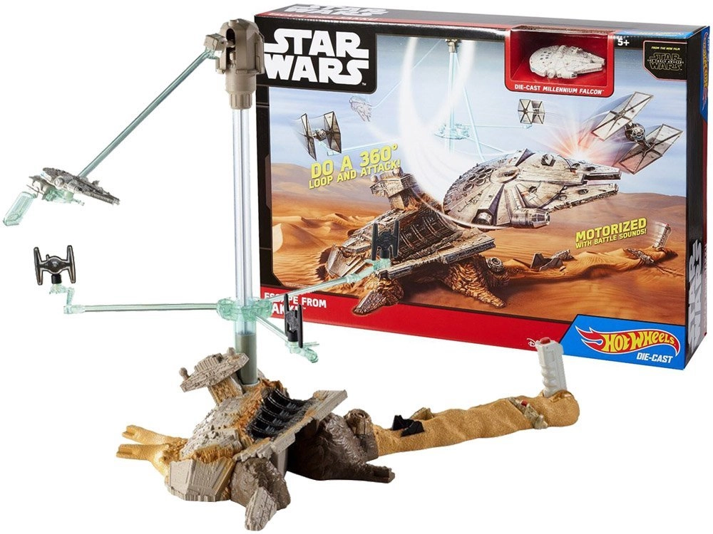 E-shop Mattel Hot Wheels SW Millenium Falcon Síla se probouzí CGN32