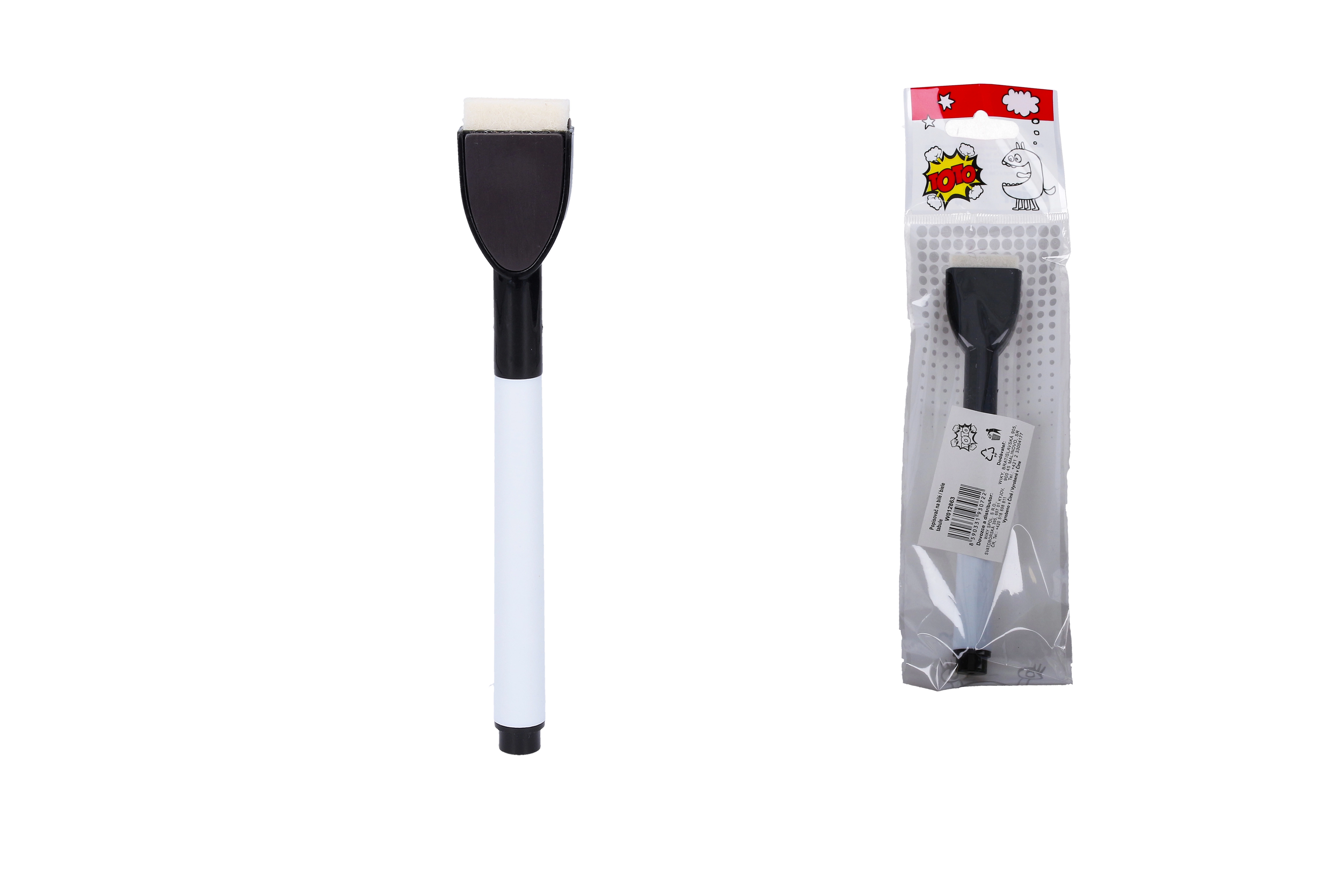 E-shop Značkovač na Biele Tabule s Mini Handričkou čierny