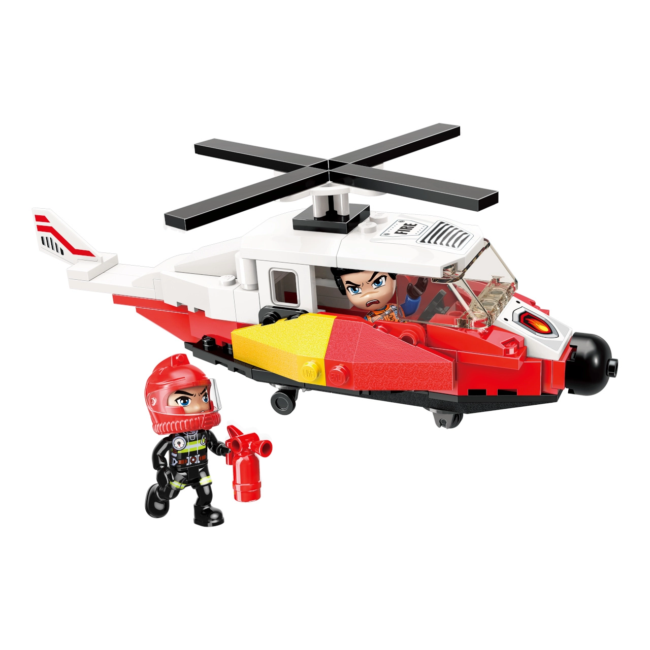 E-shop Qman Mine City Fire Line 12011-2 Záchranný vrtulník