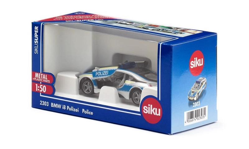 Siku Super 3482 česká verze policie BMW i8 LCI