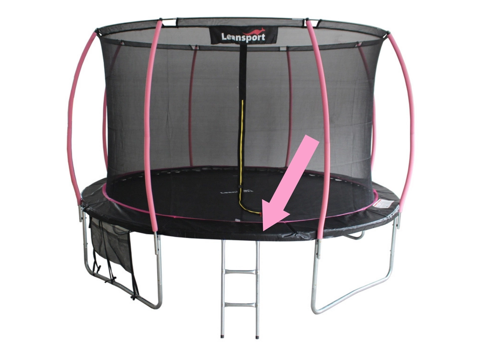 E-shop Pružinový kryt pre trampolínu Sport Max 10 ft čierny a ružový