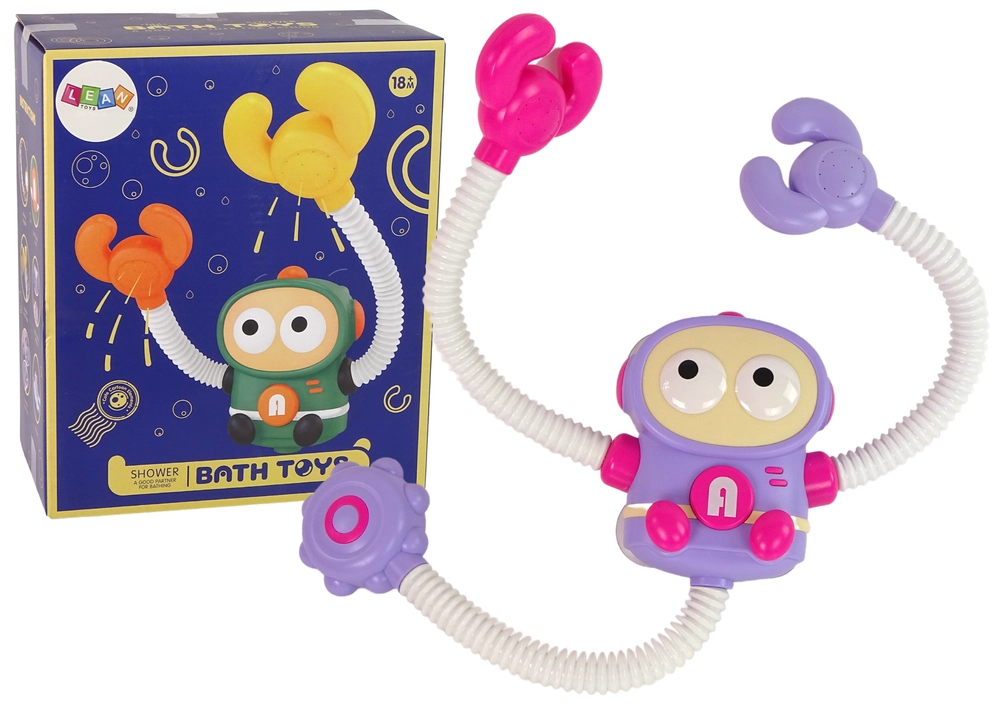 E-shop Lean Toys Vodná hračka ružový kozmonaut