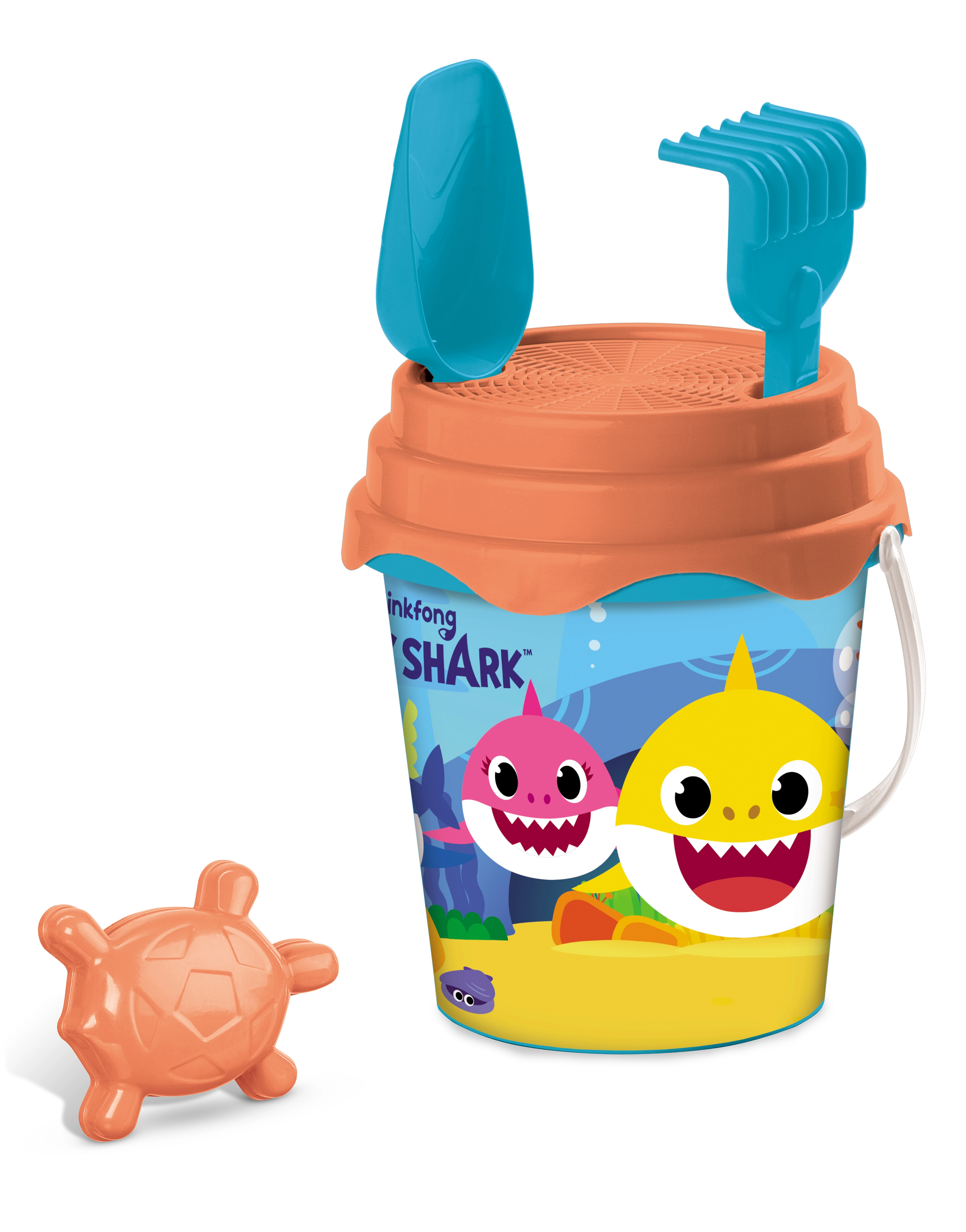 Vedierko s náradím Baby Shark 17 cm