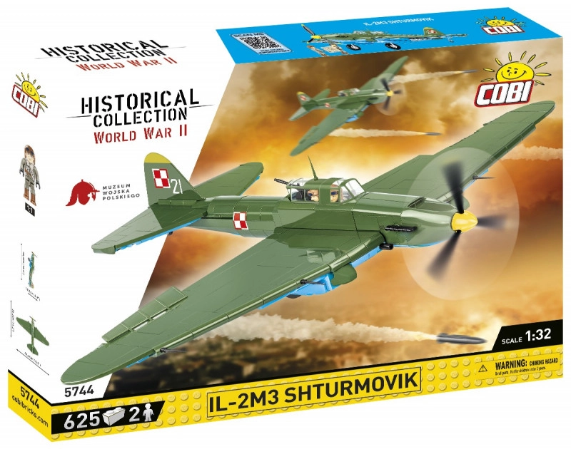 E-shop Cobi 5744 II WW Iljušin Il-2 Šturmovik, 1:32, 636 k, 2 f