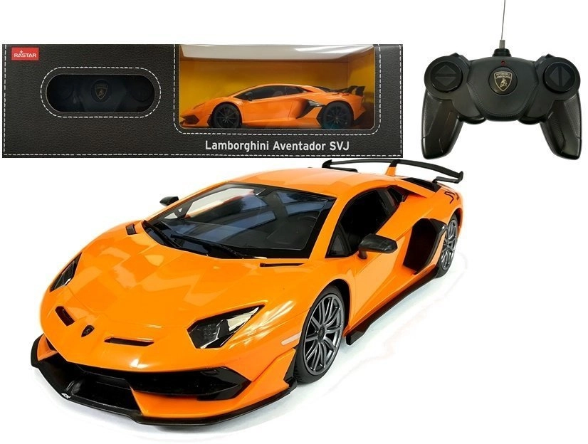 Auto na diaľkové ovládanie Lamborghini Aventador Rastar 1:24 oranžové