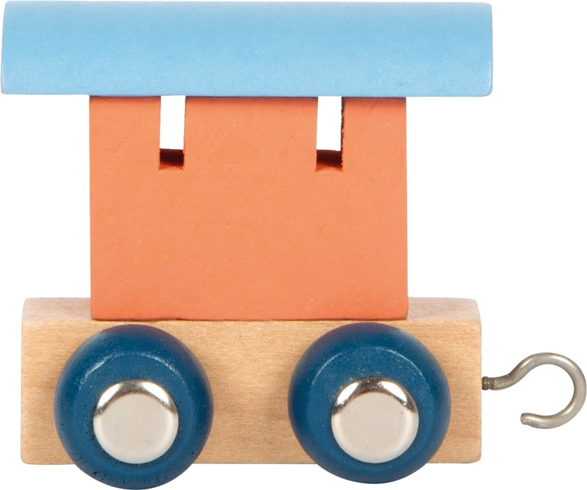 E-shop small foot Polární písmenkový vagónek oranžový