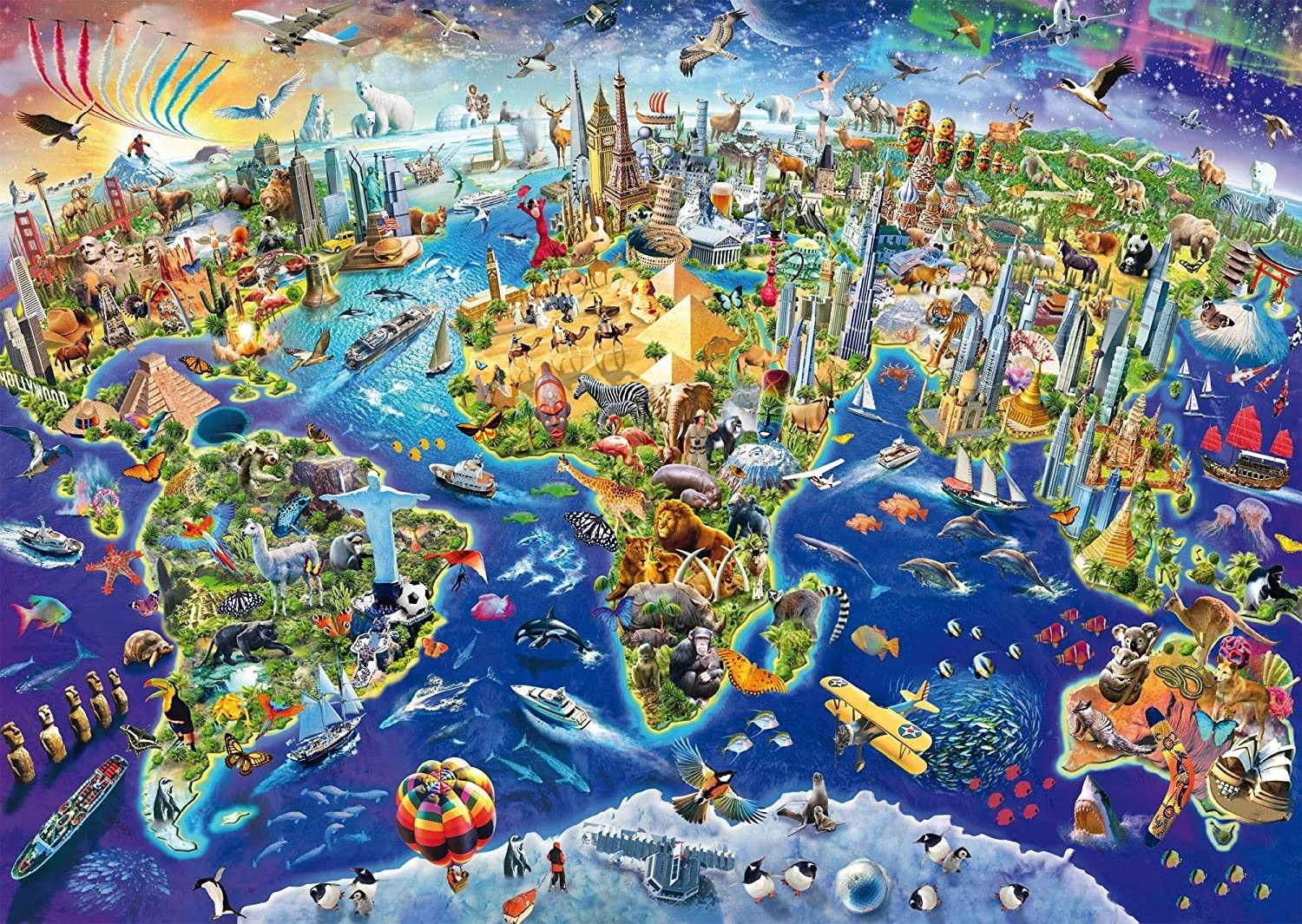 E-shop Puzzle Objavuj svet 1000 dielikov SCHMIDT