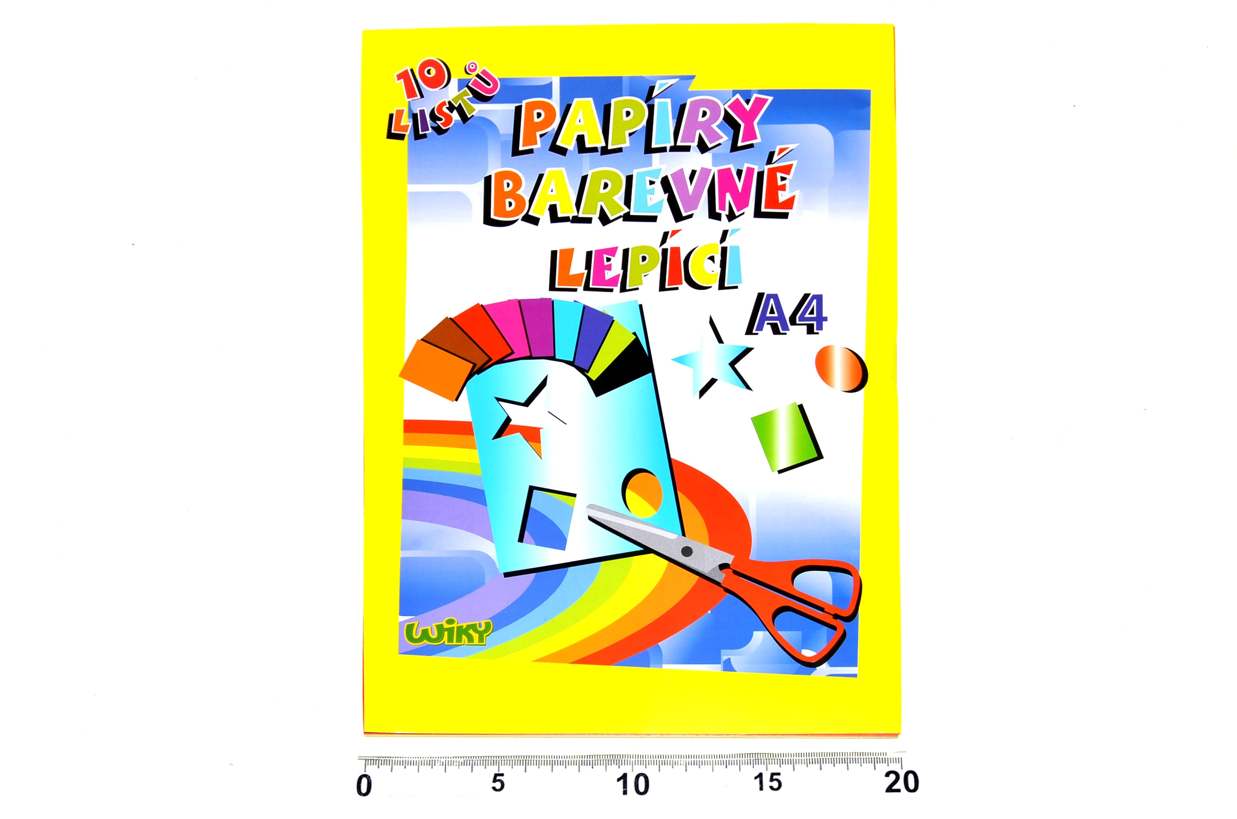 E-shop Wiky Papiere farebné W lepiace A4 10 list