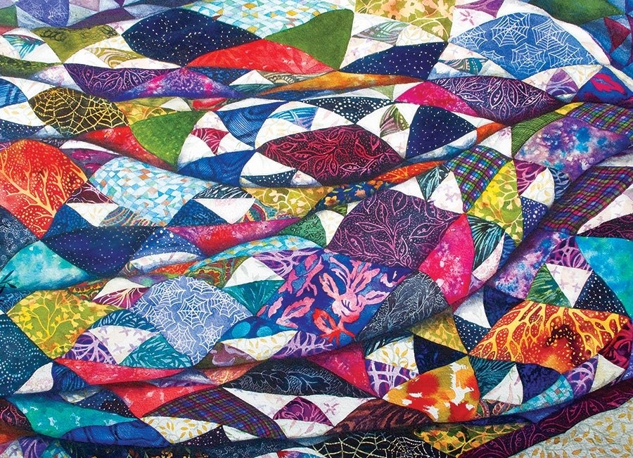 E-shop Cobble Hill XXL Portrait of a Quilt 500 dielov