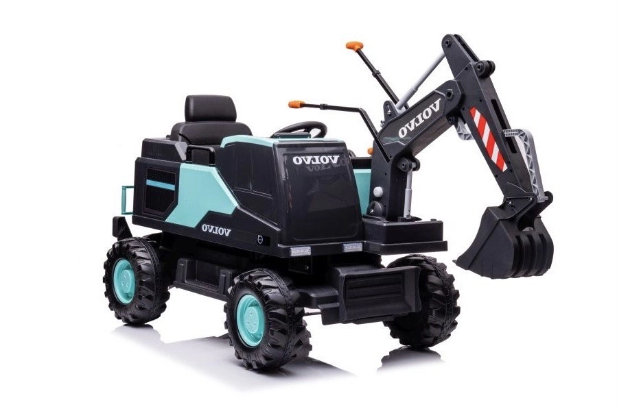 E-shop Lean Cars elektrický bager Volvo DK-VE888 2x12V7Ah 2x35W 2024 modrá