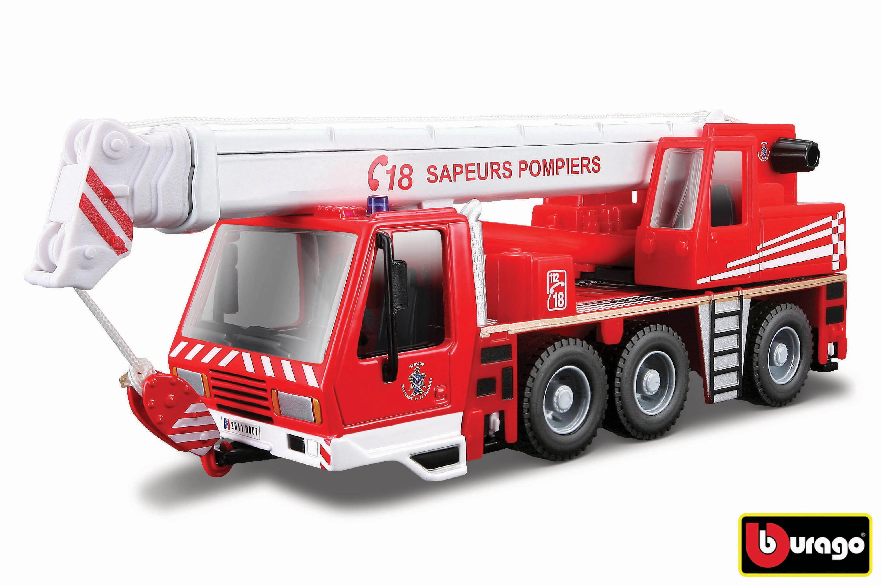 E-shop Bburago Emergency Autožeriav 1:50