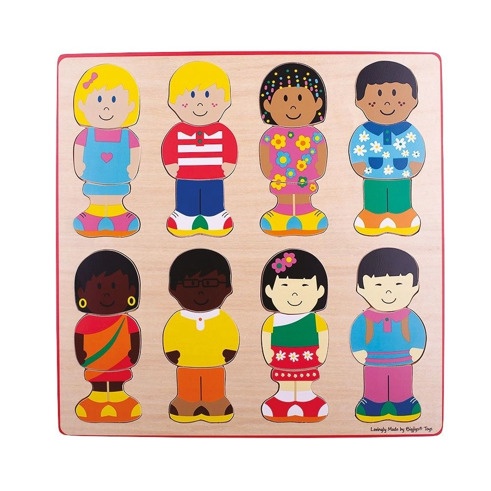 E-shop Bigjigs vkladacie puzzle kamaráti
