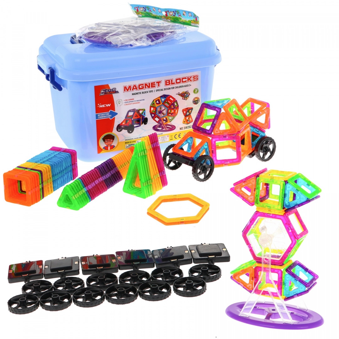 Magnetické stavebnice Giga sada 248 dielov