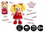 Handrová bábika Lucinka 30 cm spievajúca v češtine