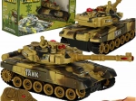 RC tank 2,4 GHz s otočnou vežou a svetelnými efektmi