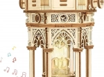 Viktoriánsky lampáš - krabička na hračky - 3D drevené puzzle