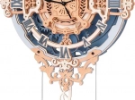 3D drevené mechanické puzzle – nástenné hodiny ROBO TIME
